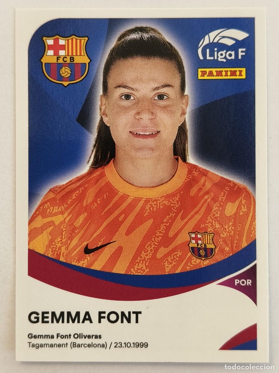 Fu&szlig;ball-Sticker: #45B GEMMA FONT (F.C. BARCELONA) LIGA F 2024/2025 PANINI
