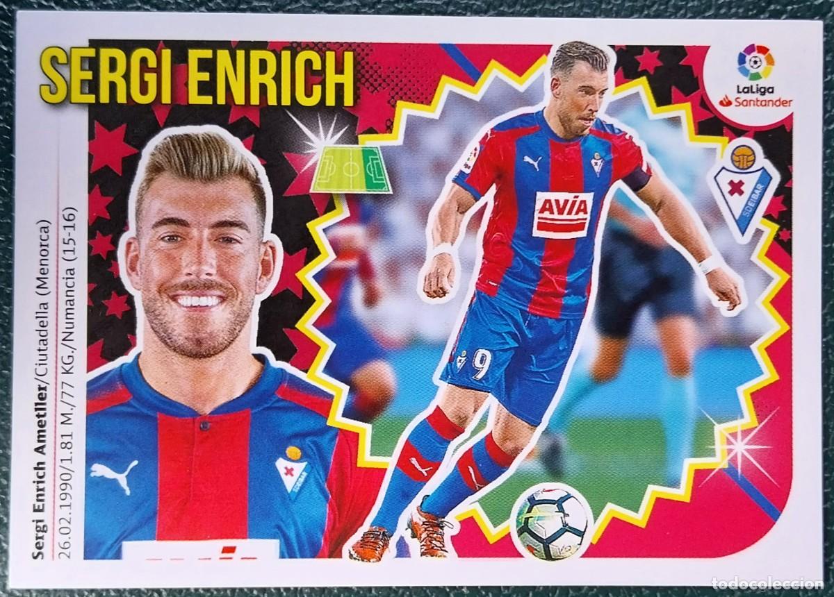 Cromos de f&uacute;tbol: 14 SERGI ENRICH SD EIBAR CROMOS ALBUM EDICIONES ESTE 2018 2019 18 19