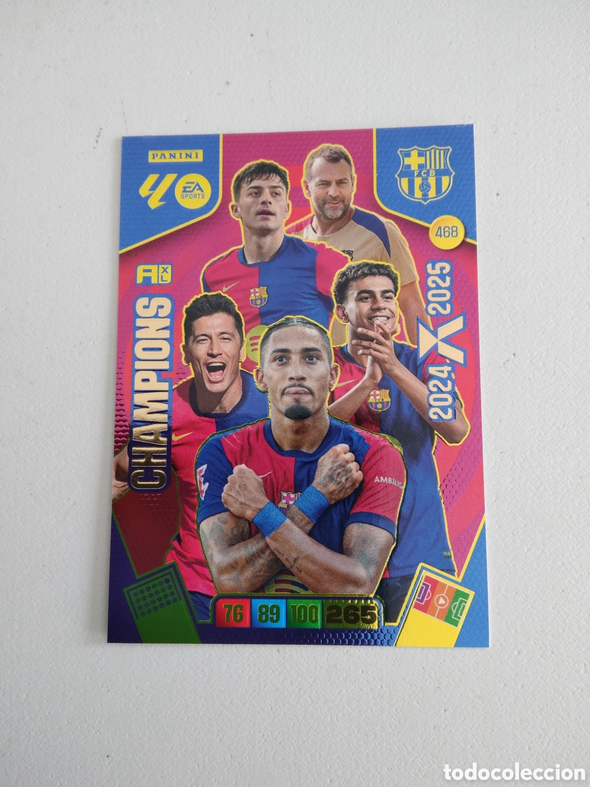 Cromos de f&uacute;tbol: 468 CHAMPIONS BARCELONA ADRENALYN XL LIGA 2025 2026