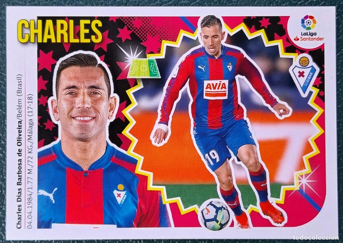 Cromos de f&uacute;tbol: 15 CHARLES SD EIBAR CROMOS ALBUM EDICIONES ESTE 2018 2019 18 19