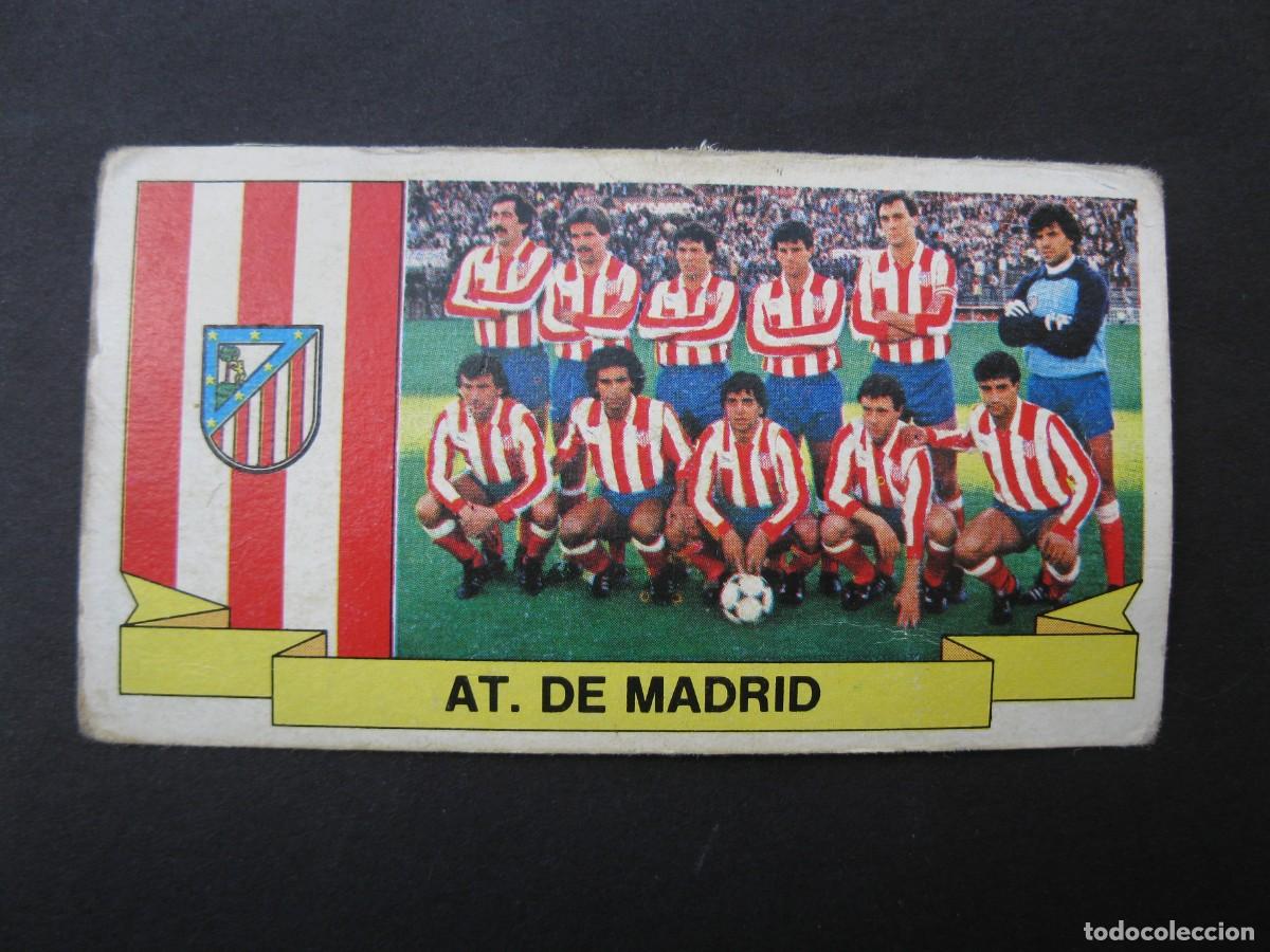 Cromos de f&uacute;tbol: ALINEACI&Oacute;N DEL ATL&Eacute;TICO DE MADRID - CAMPEONATO DE LIGA 85/86 - EDICIONES ESTE.