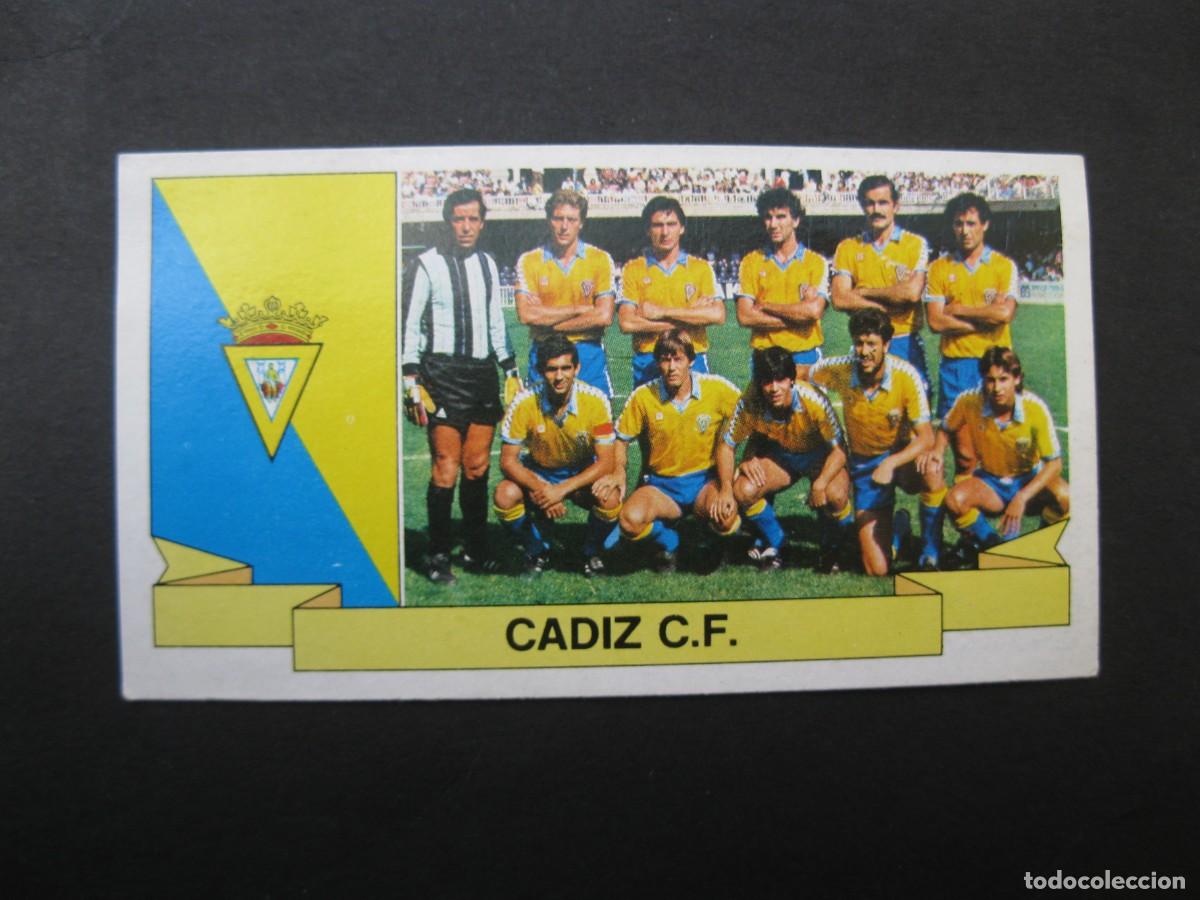 Cromos de f&uacute;tbol: ALINEACI&Oacute;N DEL C&Aacute;DIZ C.F. - CAMPEONATO DE LIGA 85/86 - EDICIONES ESTE.
