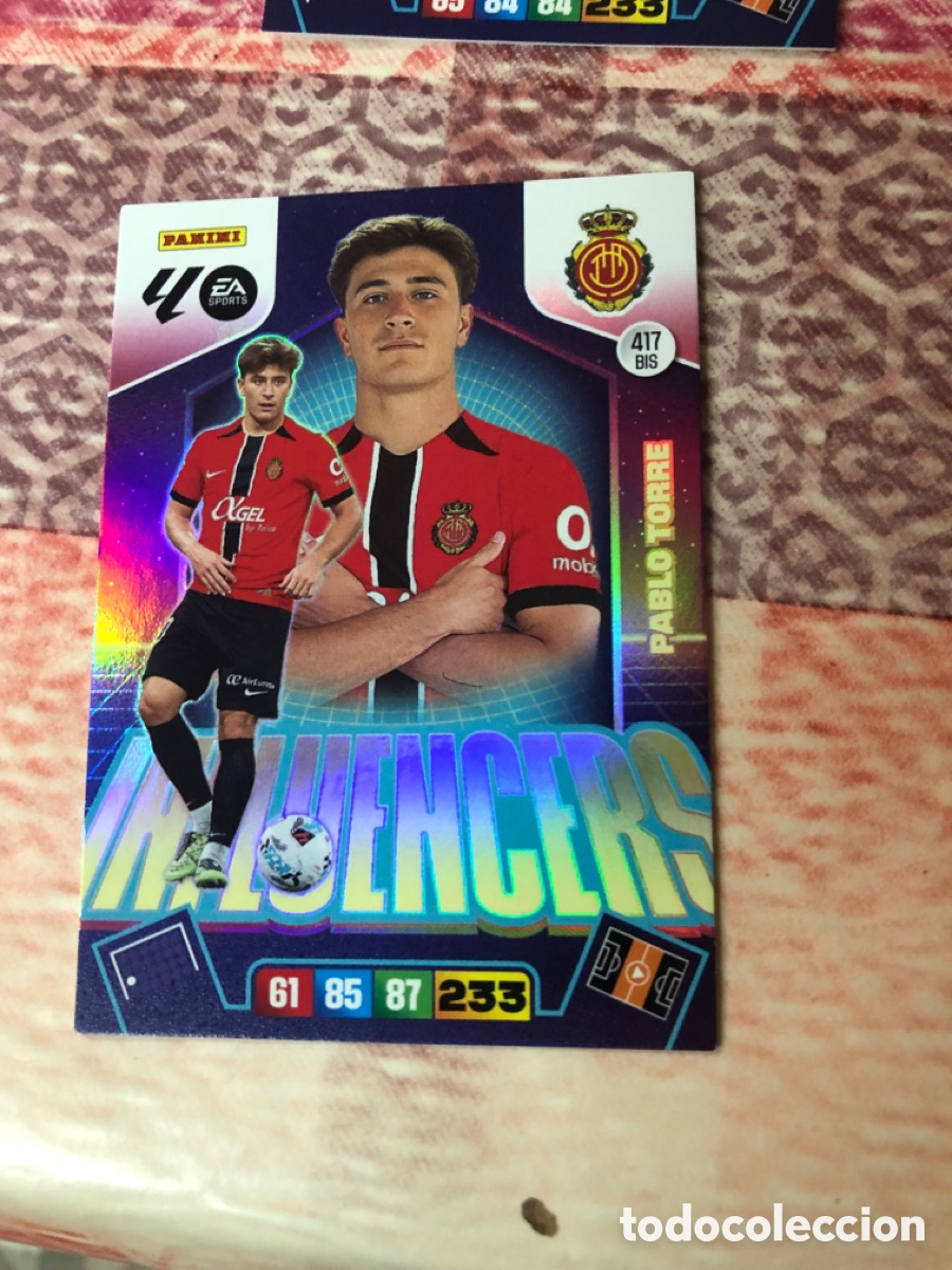 Cromos de f&uacute;tbol: Darder Influencers n&uacute;mero 420 del Mallorca cromo adrenalyn XL 25-26 2025-2026