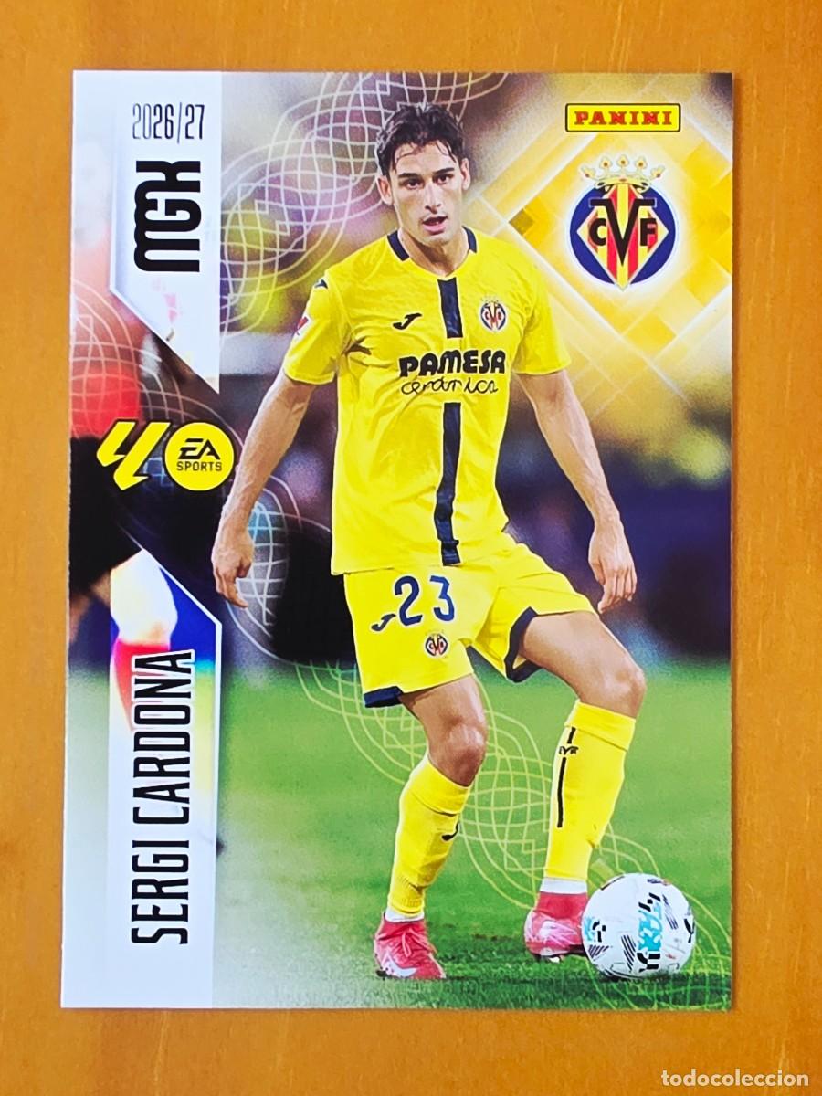 Cromos de f&uacute;tbol: 369 Sergi Cardona, Villarreal CF, Panini Megacracks MGK 2026 2027 26 27