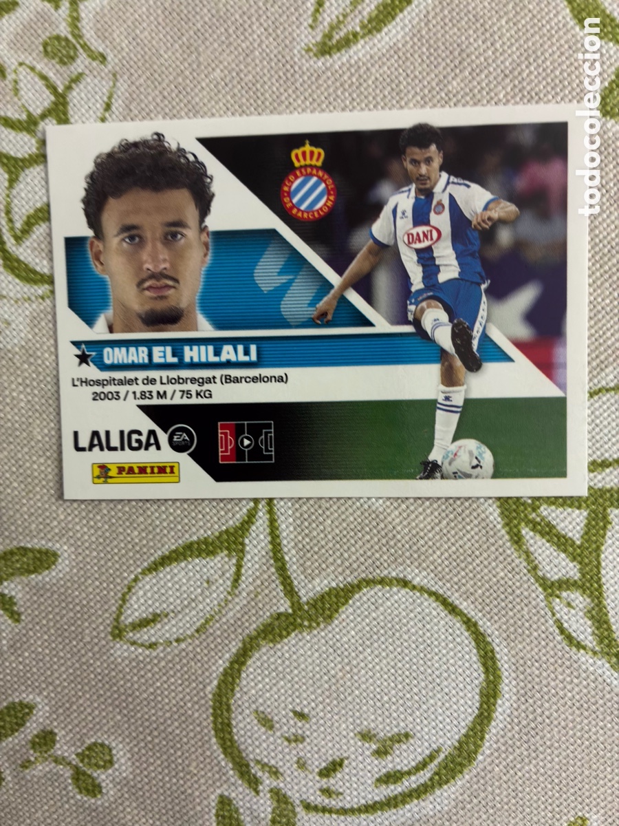 Cromos de f&uacute;tbol: CROMO OMAR EL HILALI - RCD ESPANYOL - N.&ordm; 5 - ESTE PANINI LIGA 2026-27