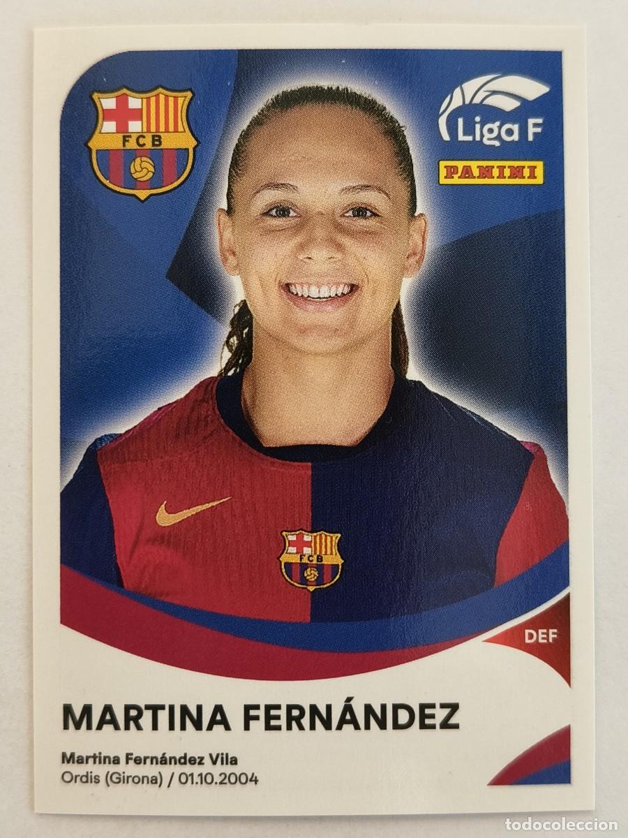 Cromos de f&uacute;tbol: #50B MARTINA FERNANDEZ (F.C. BARCELONA) LIGA F 2024/2025 PANINI