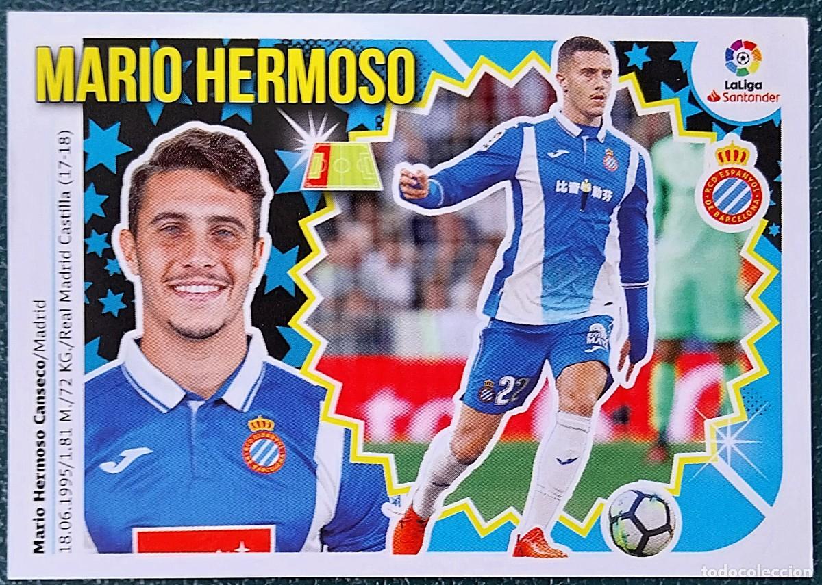 Cromos de f&uacute;tbol: 6 MARIO HERMOSO RCD ESPANYOL CROMOS ALBUM EDICIONES ESTE 2018 2019 18 19