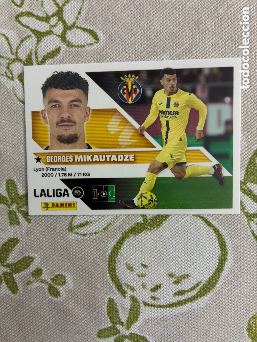 Cromos de f&uacute;tbol: CROMO GEORGES MIKAUTADZE - VILLARREAL CF - N.&ordm; 19 - ESTE PANINI LIGA 2026-27