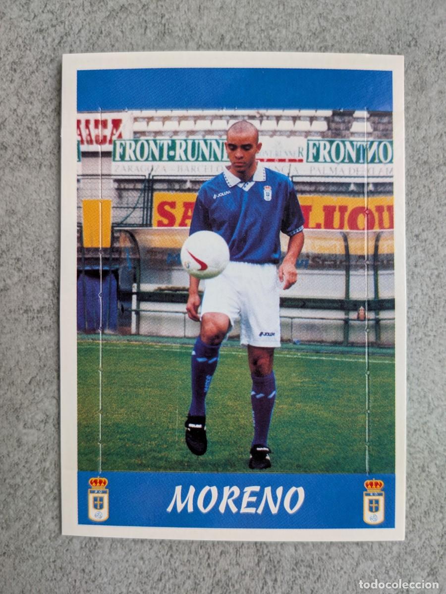 Cromos de f&uacute;tbol: Panini Liga 97/98 97 98 1997 1998 Moreno Ultimas Incorporaciones Real Oviedo Pop Up popup - Nuevo