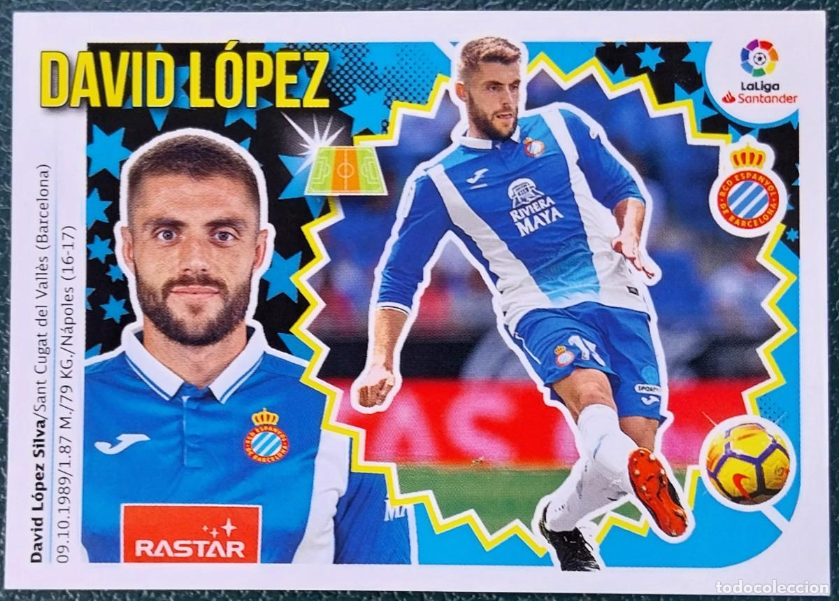 Cromos de f&uacute;tbol: 8 DAVID LOPEZ RCD ESPANYOL CROMOS ALBUM EDICIONES ESTE 2018 2019 18 19