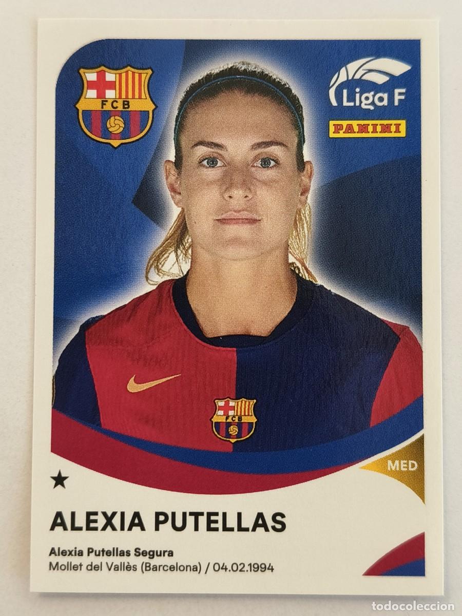 Cromos de f&uacute;tbol: #55 ALEXIA PUTELLAS (F.C. BARCELONA) LIGA F 2024/2025 PANINI