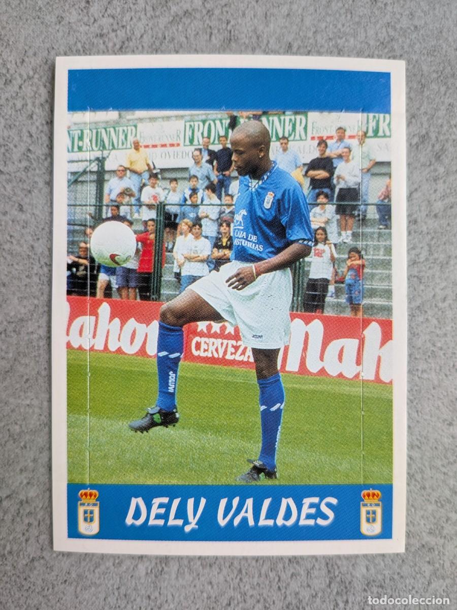 Cromos de f&uacute;tbol: Panini Liga 97/98 97 98 1997 1998 Dely Valdes Ultimas Incorporaciones Real Oviedo Pop Up popup Nuevo