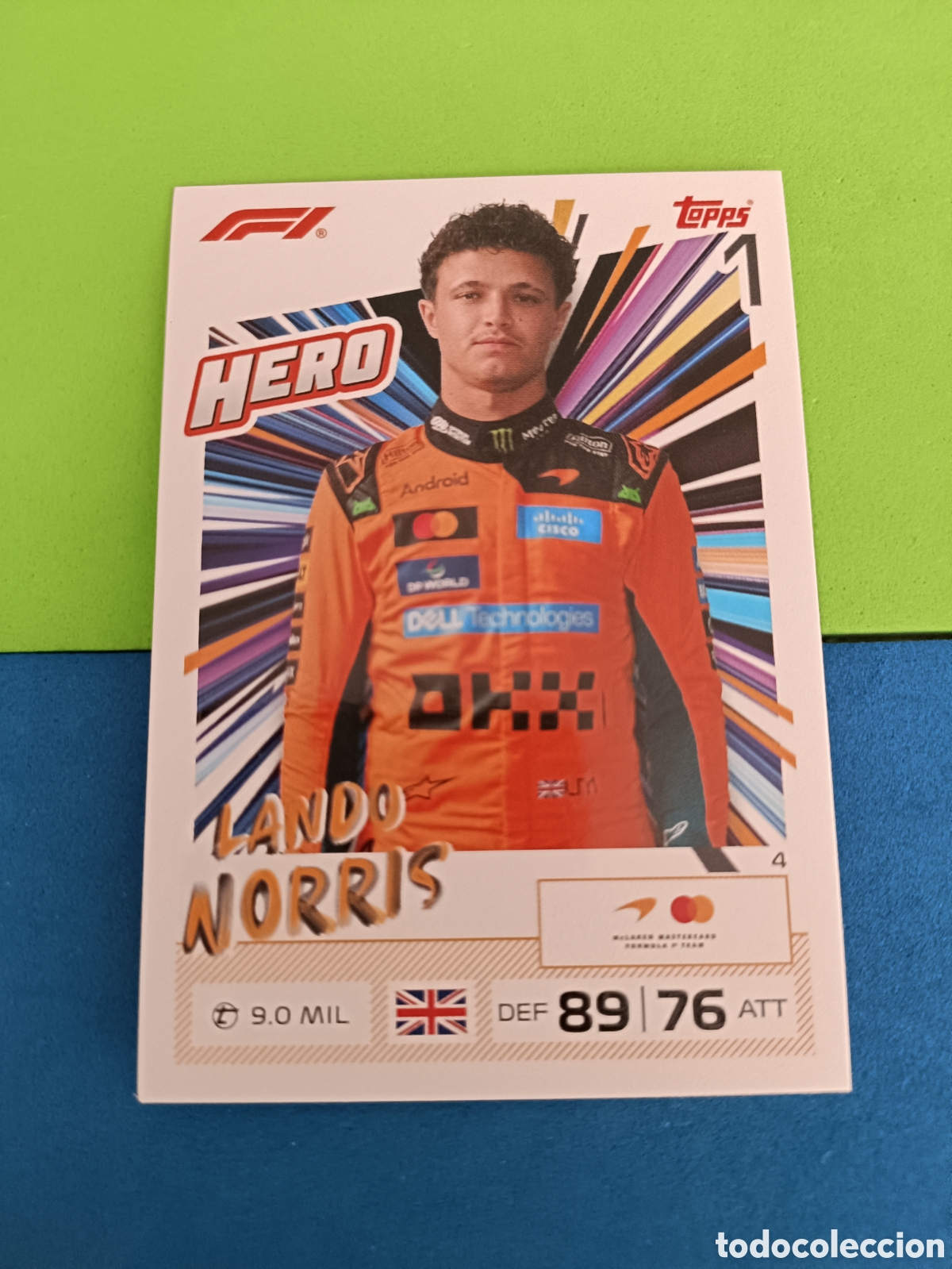 Cromos de f&uacute;tbol: Topps Turbo Attax F&oacute;rmula uno F1 2026 - 4 Lando Norris