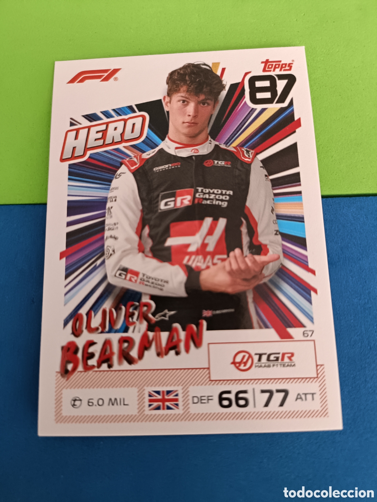 Figurine di Calcio: Topps Turbo Attax F&oacute;rmula uno F1 2026 - 67 Bearman