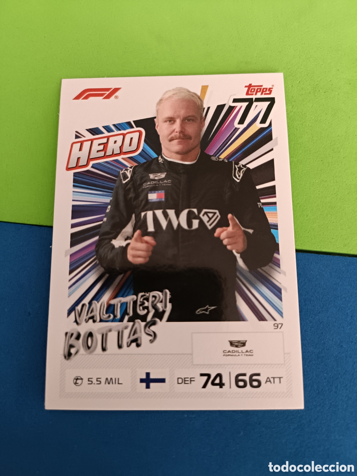 Fu&szlig;ball-Sticker: Topps Turbo Attax F&oacute;rmula uno F1 2026 - 97 Bottas