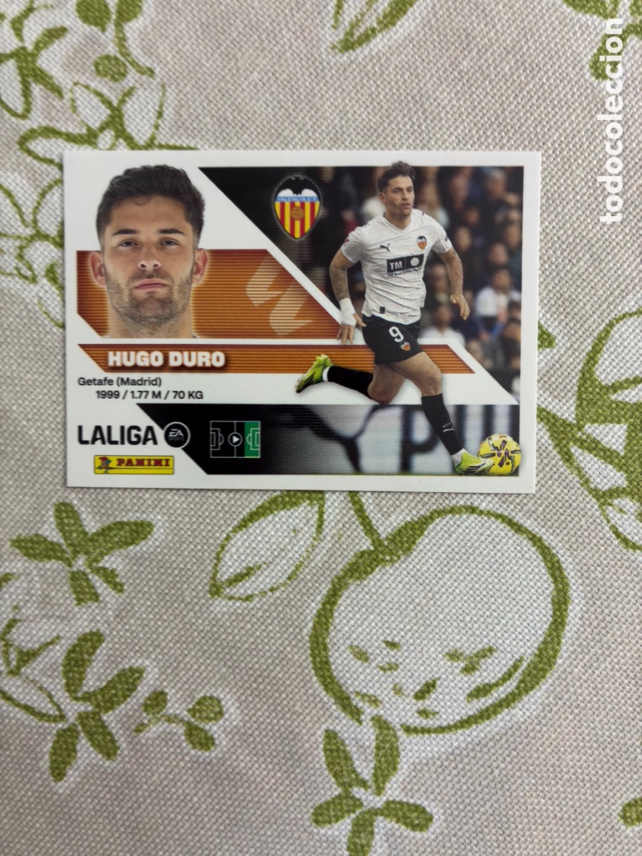Fu&szlig;ball-Sticker: cromo hugo duro - valencia cf - n.&ordm; 17 - este panini liga 2026-27