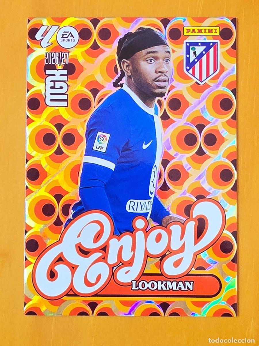 Fu&szlig;ball-Sticker: 385 Ademola Lookman, Atl&eacute;tico de Madrid, Enjoy, Panini Megacracks MGK 2026 2027 26 27