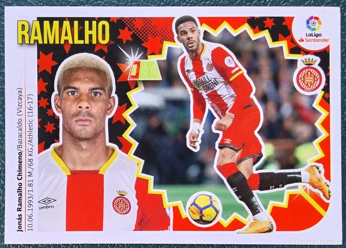 Cromos de f&uacute;tbol: 3 RAMALHO GIRONA FC CROMOS ALBUM EDICIONES ESTE 2018 2019 18 19