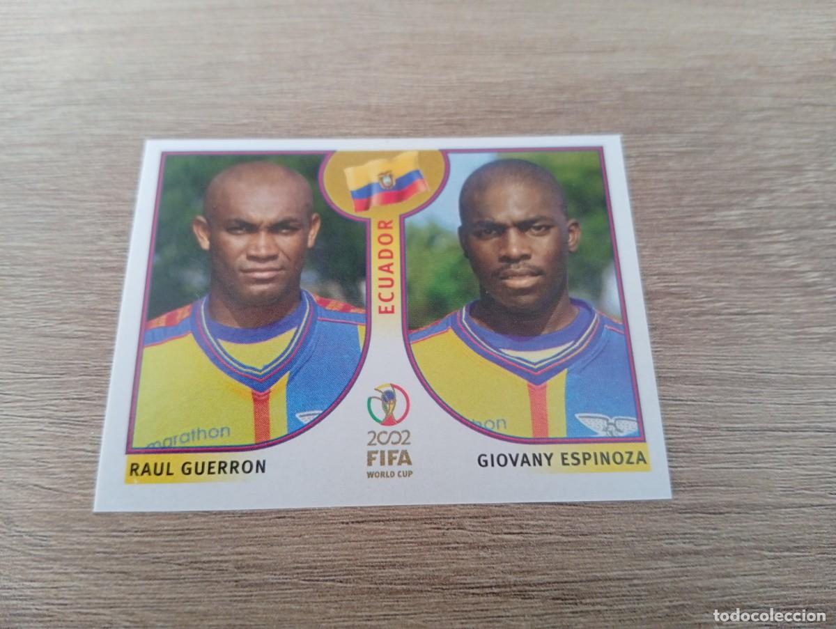 Cromos de f&uacute;tbol: GUERRON ESPINOZA 515 ECUADOR MUNDIAL KOREA JAPON 2002 02 PANINI NUNCA PEGADO