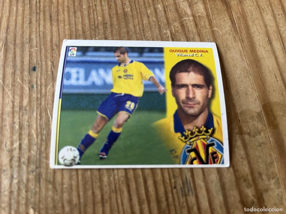 Cromos de f&uacute;tbol: CROMO SIN PEGAR NUNCA PEGADO ALBUM LIGA ESTE 02 03 2002 2003 COLOCA QUIQUE MEDINA VILLARREAL