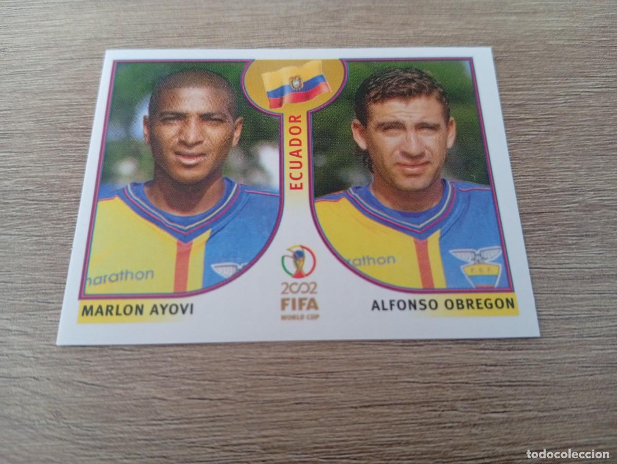 Cromos de f&uacute;tbol: AYOVI OBREGON 516 ECUADOR MUNDIAL KOREA JAPON 2002 02 PANINI NUNCA PEGADO