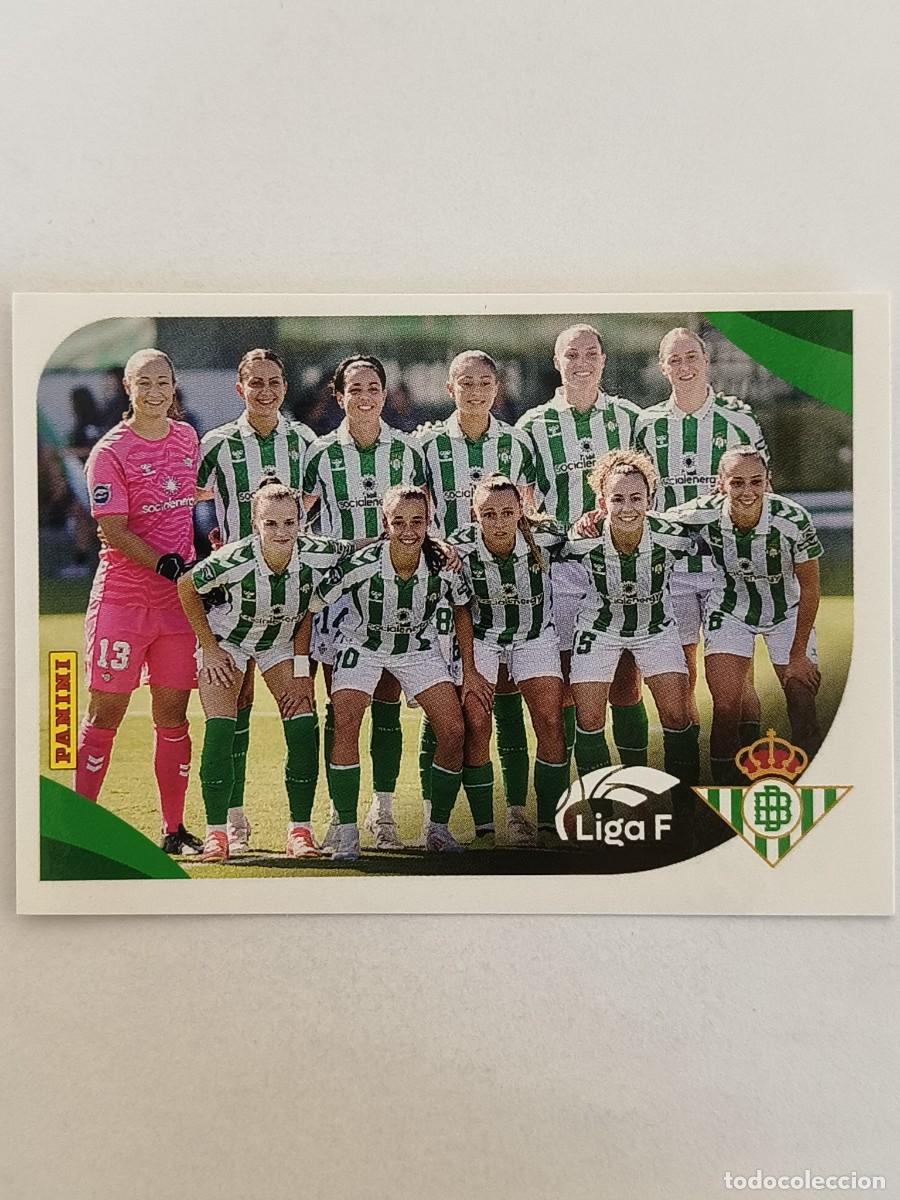 Cromos de f&uacute;tbol: #63 ALINEACION (REAL BETIS FEMINAS) LIGA F 2024/2025 PANINI