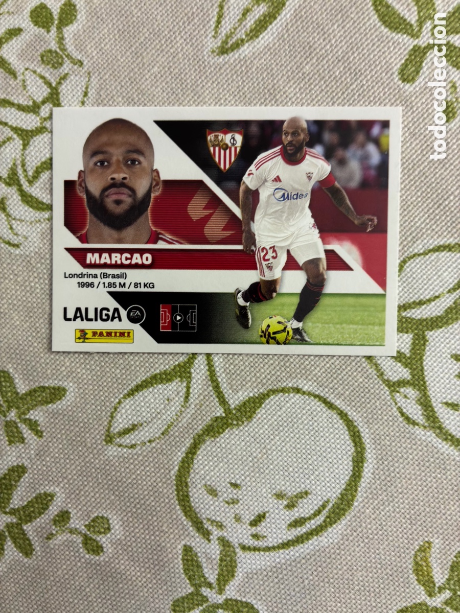 Cromos de f&uacute;tbol: cromo marcao - sevilla fc - n.&ordm; 9b - este panini liga 2026-27