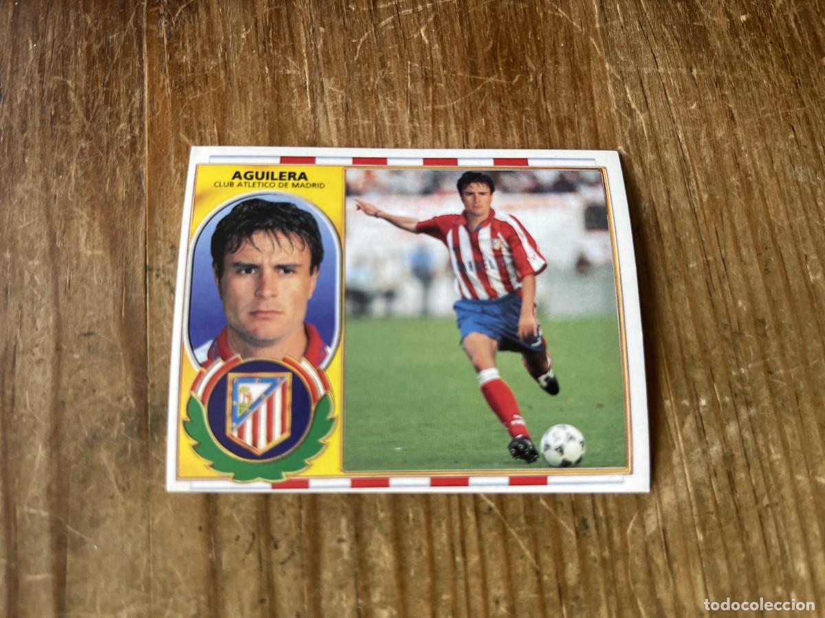 Cromos de f&uacute;tbol: CROMO SIN PEGAR NUNCA PEGADO ALBUM LIGA ESTE 96 97 1996 1997 ATLETICO MADRID AGUILERA