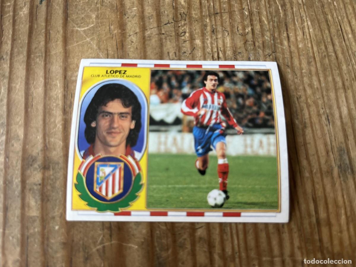 Cromos de f&uacute;tbol: CROMO SIN PEGAR NUNCA PEGADO ALBUM LIGA ESTE 96 97 1996 1997 ATLETICO MADRID LOPEZ