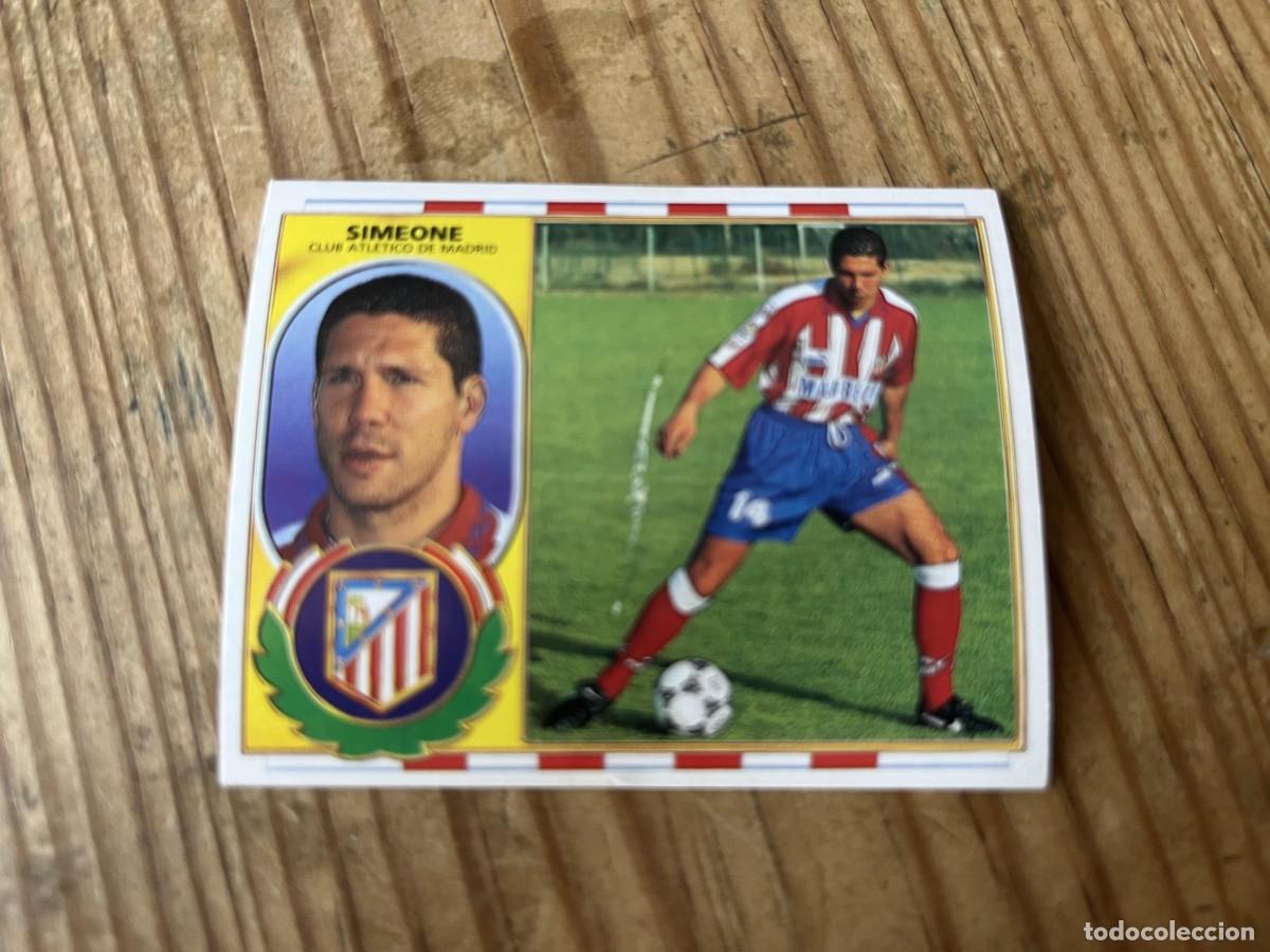 Cromos de f&uacute;tbol: CROMO SIN PEGAR NUNCA PEGADO ALBUM LIGA ESTE 96 97 1996 1997 ATLETICO MADRID SIMEONE