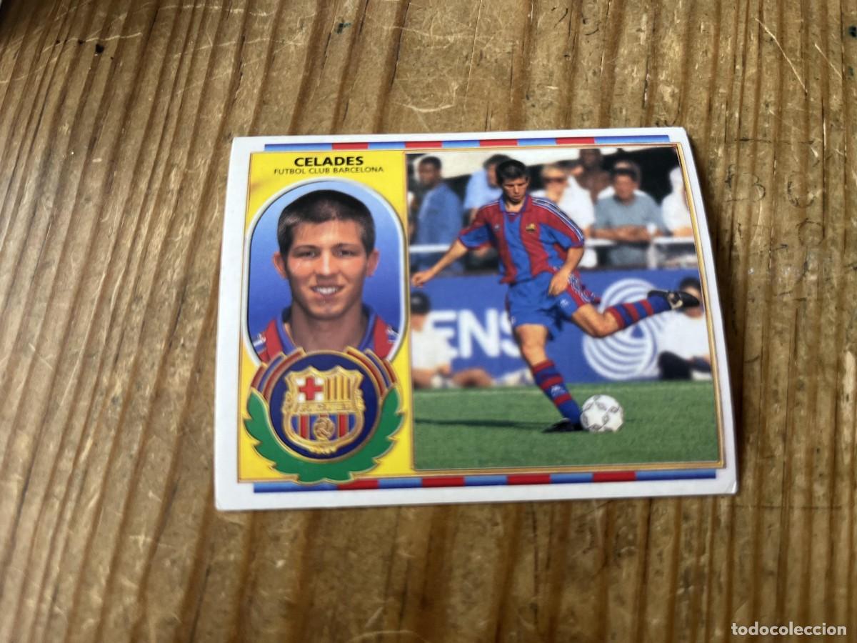 Cromos de f&uacute;tbol: CROMO SIN PEGAR NUNCA PEGADO ALBUM LIGA ESTE 96 97 1996 1997 BARCELONA CELADES
