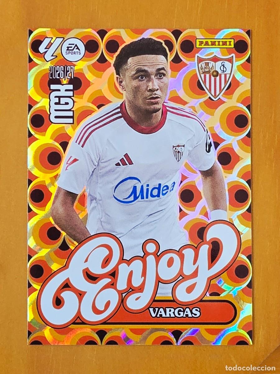 Cromos de f&uacute;tbol: 387 Ruben Vargas, Sevilla FC, Enjoy, Panini Megacracks MGK 2026 2027 26 27
