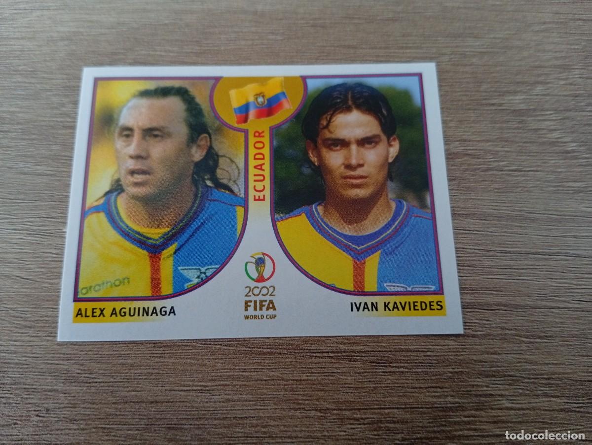 Cromos de f&uacute;tbol: AGUINAGA KAVIEDES 519 ECUADOR MUNDIAL KOREA JAPON 2002 02 PANINI NUNCA PEGADO