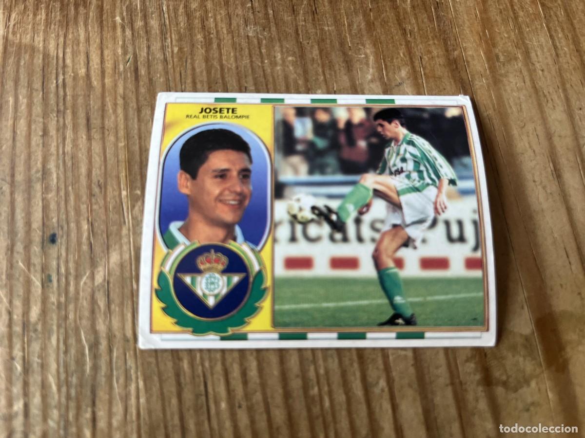 Cromos de f&uacute;tbol: CROMO SIN PEGAR NUNCA PEGADO ALBUM LIGA ESTE 96 97 1996 1997 REAL BETIS JOSETE