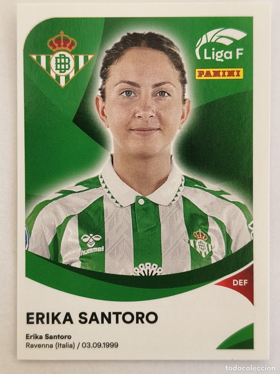 Cromos de f&uacute;tbol: #66 ERIKA SANTORO (REAL BETIS FEMINAS) LIGA F 2024/2025 PANINI