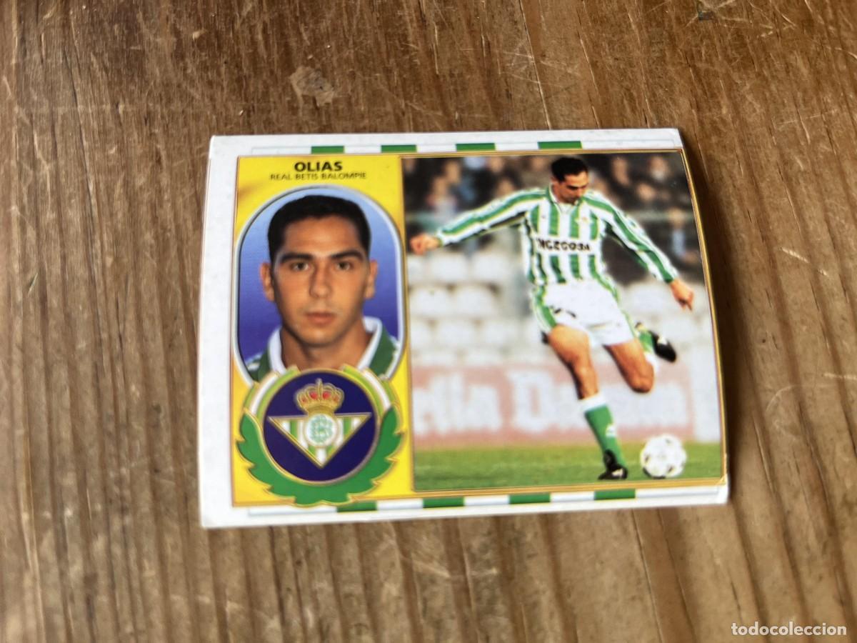 Cromos de f&uacute;tbol: CROMO SIN PEGAR NUNCA PEGADO ALBUM LIGA ESTE 96 97 1996 1997 REAL BETIS OLIAS
