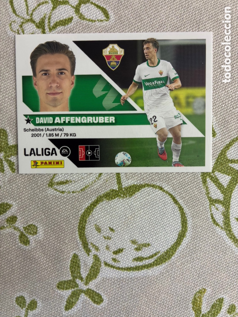 Cromos de f&uacute;tbol: cromo david affengruber - elche cf - n.&ordm; 8 - este panini liga 2026-27