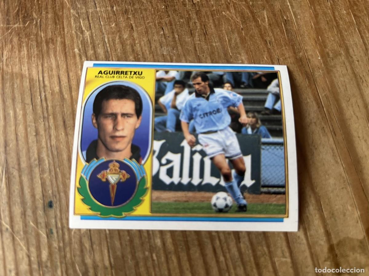 Cromos de f&uacute;tbol: CROMO SIN PEGAR NUNCA PEGADO ALBUM LIGA ESTE 96 97 1996 1997 CELTA VIGO AGUIRRETXU