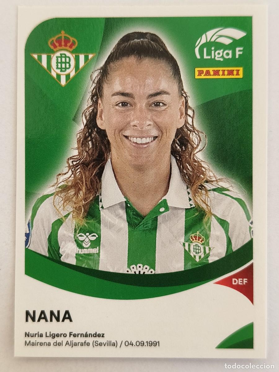 Cromos de f&uacute;tbol: #67 NANA (REAL BETIS FEMINAS) LIGA F 2024/2025 PANINI