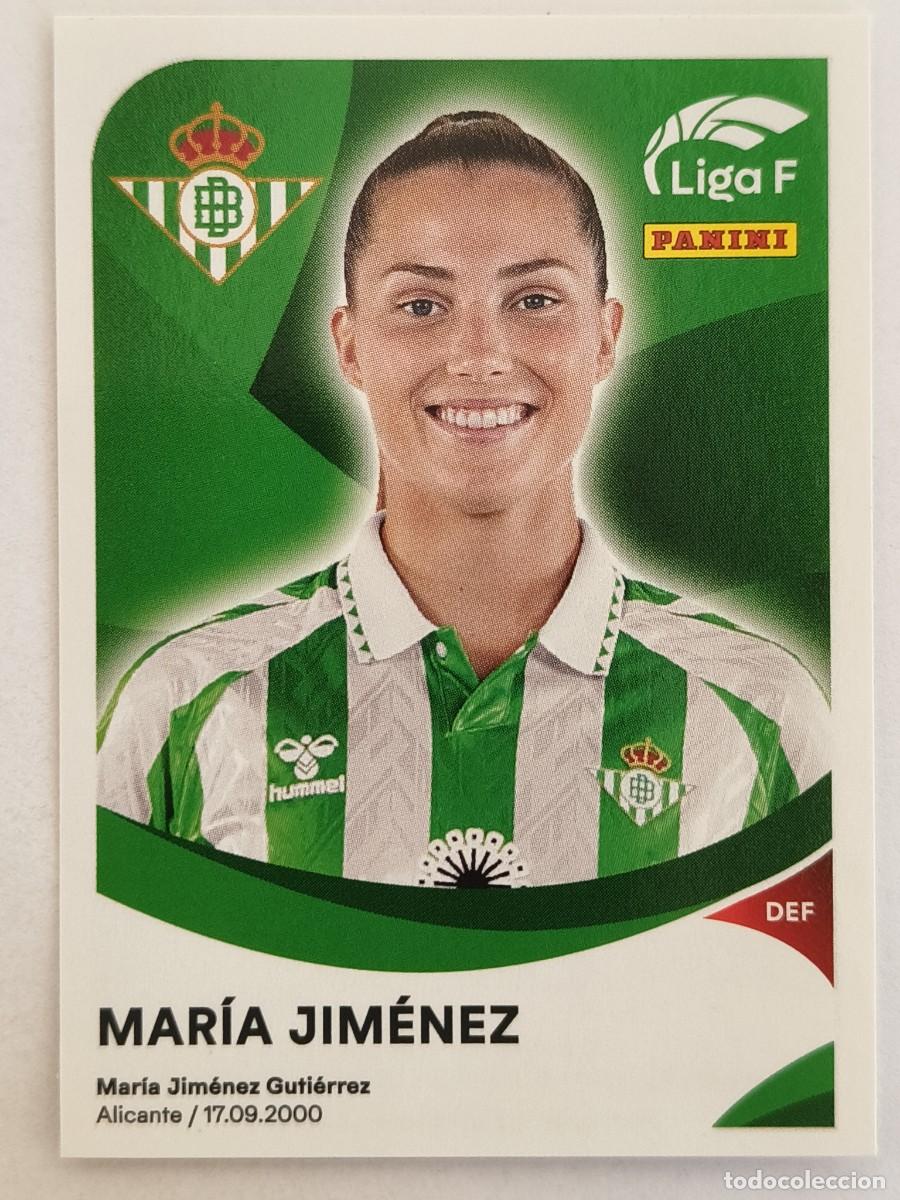 Cromos de f&uacute;tbol: #68 MARIA JIMENEZ (REAL BETIS FEMINAS) LIGA F 2024/2025 PANINI