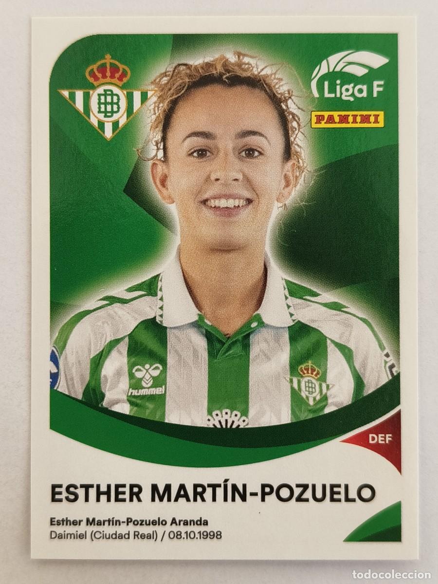 Cromos de f&uacute;tbol: #71 ESTHER MARTIN-POZUELO (REAL BETIS FEMINAS) LIGA F 2024/2025 PANINI
