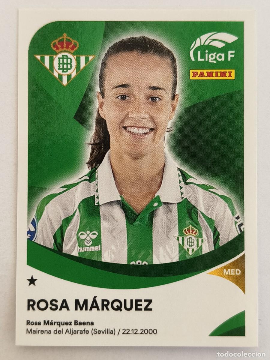 Cromos de f&uacute;tbol: #72 ROSA MARQUEZ (REAL BETIS FEMINAS) LIGA F 2024/2025 PANINI