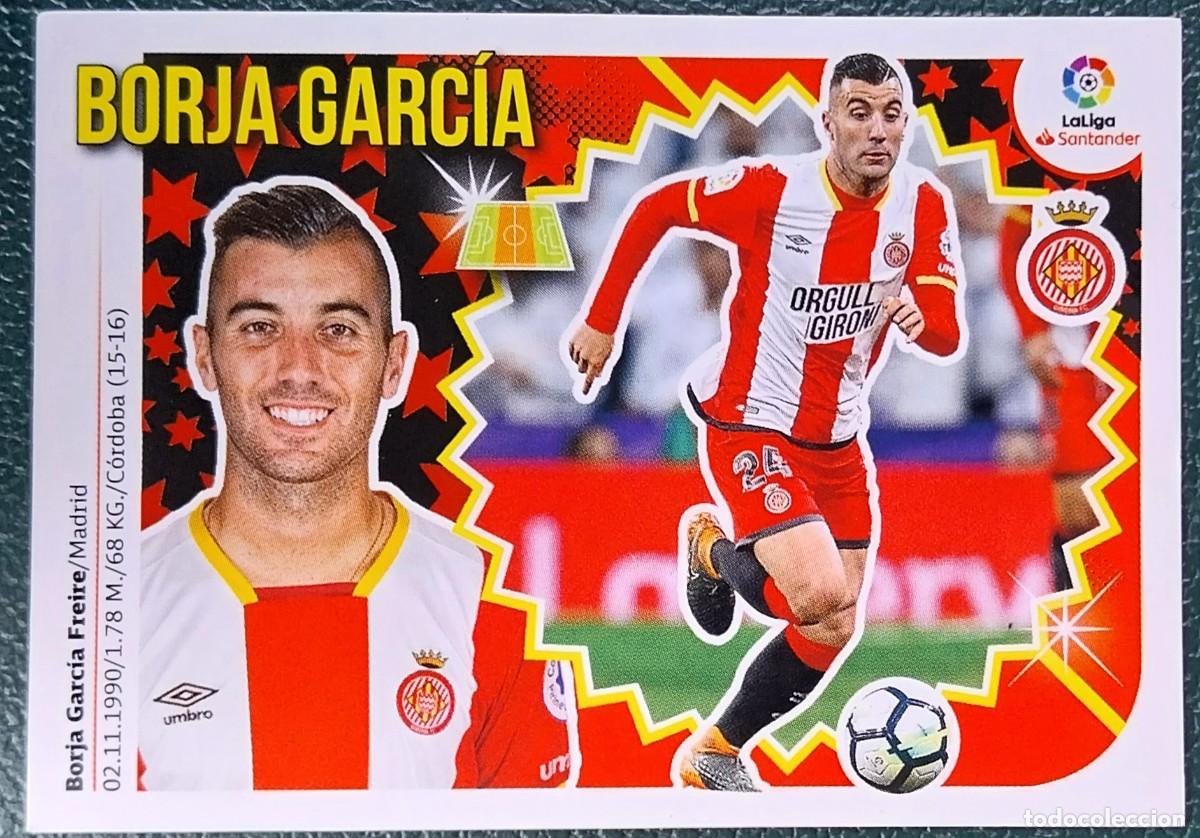 Cromos de f&uacute;tbol: 13 BORJA GARCIA GIRONA FC CROMOS ALBUM EDICIONES ESTE 2018 2019 18 19