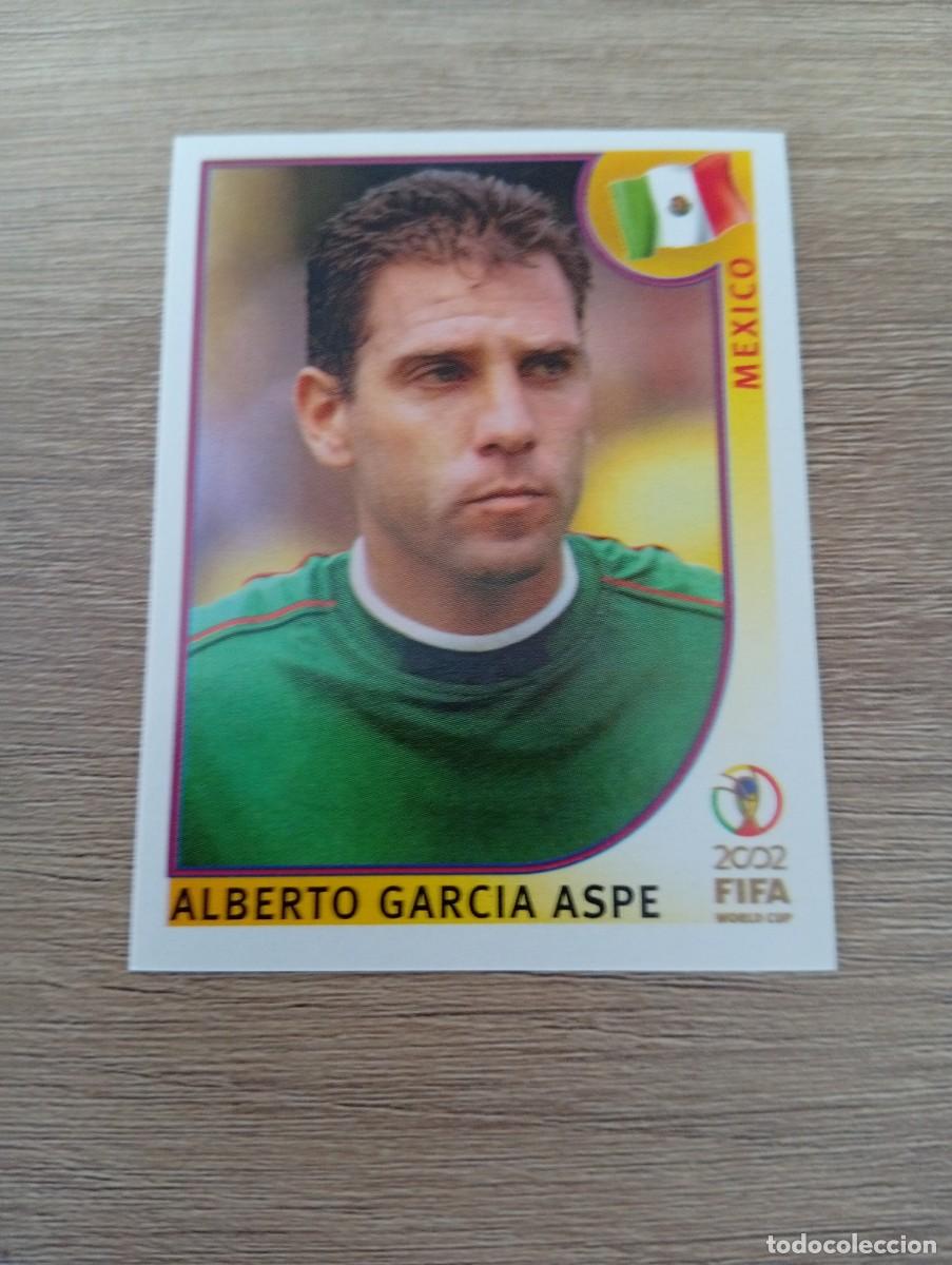 Cromos de f&uacute;tbol: ALBERTO GARCIA ASPE 504 MEXICO MUNDIAL KOREA JAPON 2002 02 PANINI NUNCA PEGADO