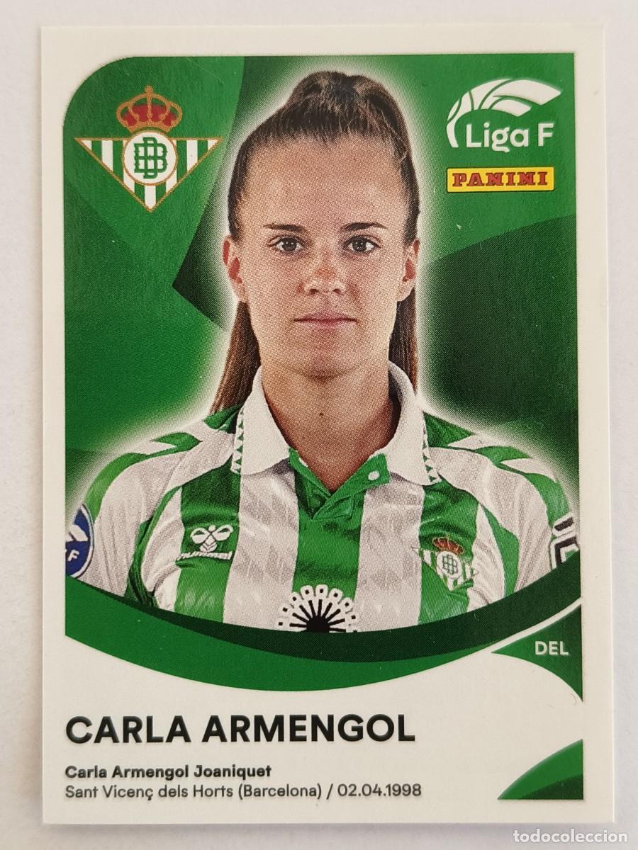 Cromos de f&uacute;tbol: #78 CARLA ARMENGOL (REAL BETIS FEMINAS) LIGA F 2024/2025 PANINI