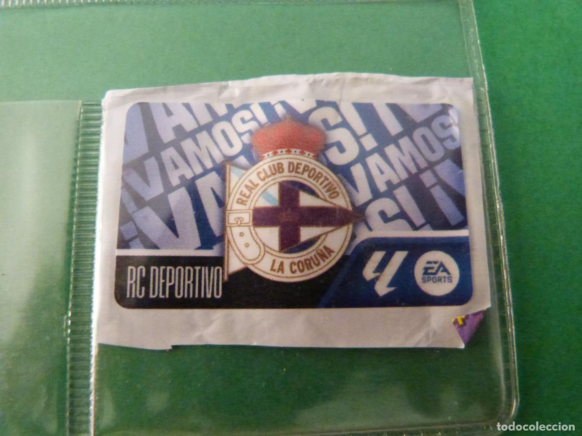 Cromos de f&uacute;tbol: CHICLE DE F&Uacute;TBOL ESCUDO DEPORTIVO LA CORU&Ntilde;A LIGA ESTE 2026-2027/26-27 DE PANINI
