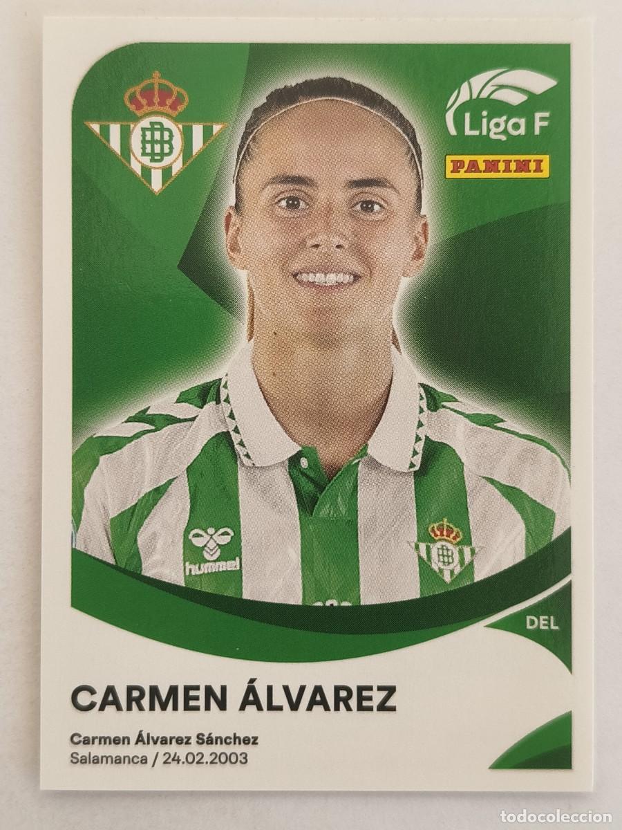 Cromos de f&uacute;tbol: #79B CARMEN ALVAREZ (REAL BETIS FEMINAS) LIGA F 2024/2025 PANINI
