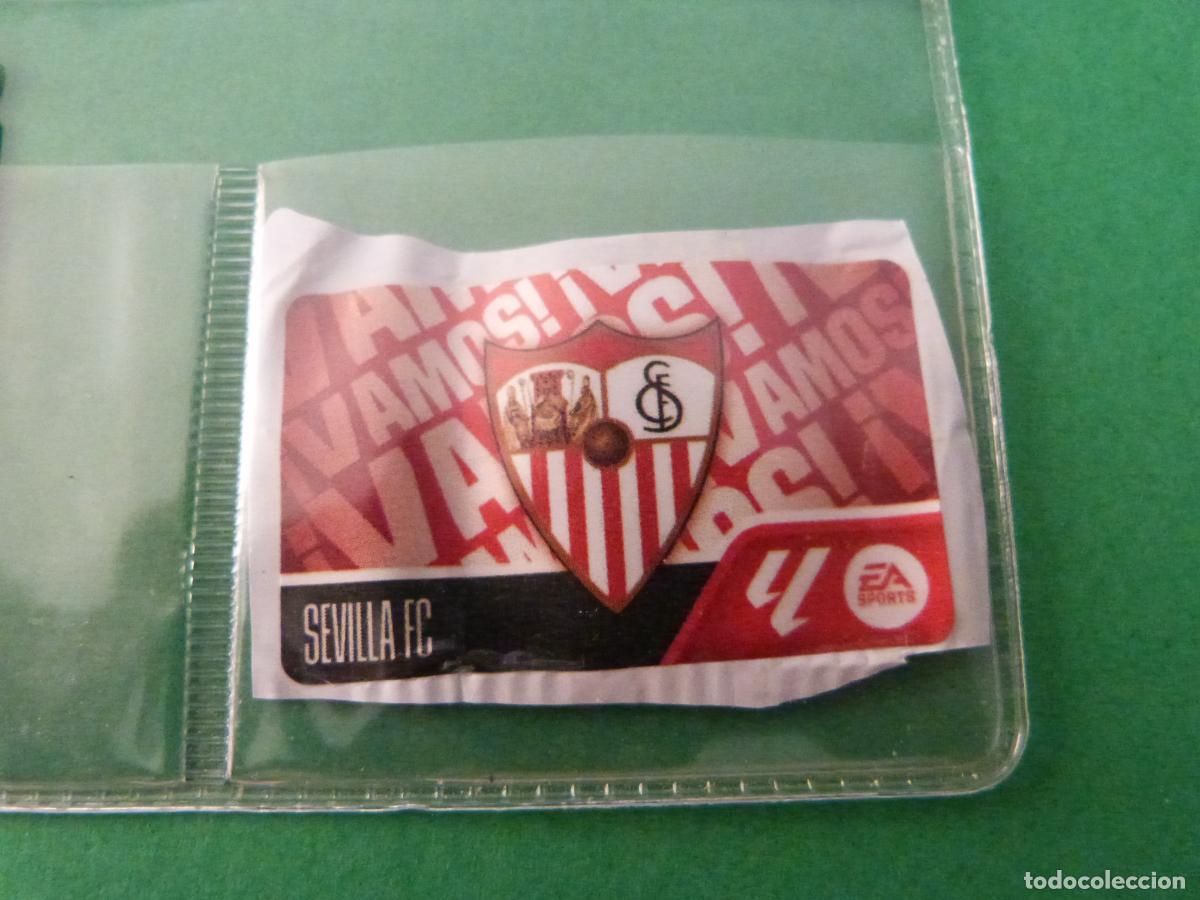 Cromos de f&uacute;tbol: CHICLE DE F&Uacute;TBOL ESCUDO SEVILLA C.F. LIGA ESTE 2026-2027/26-27 DE PANINI