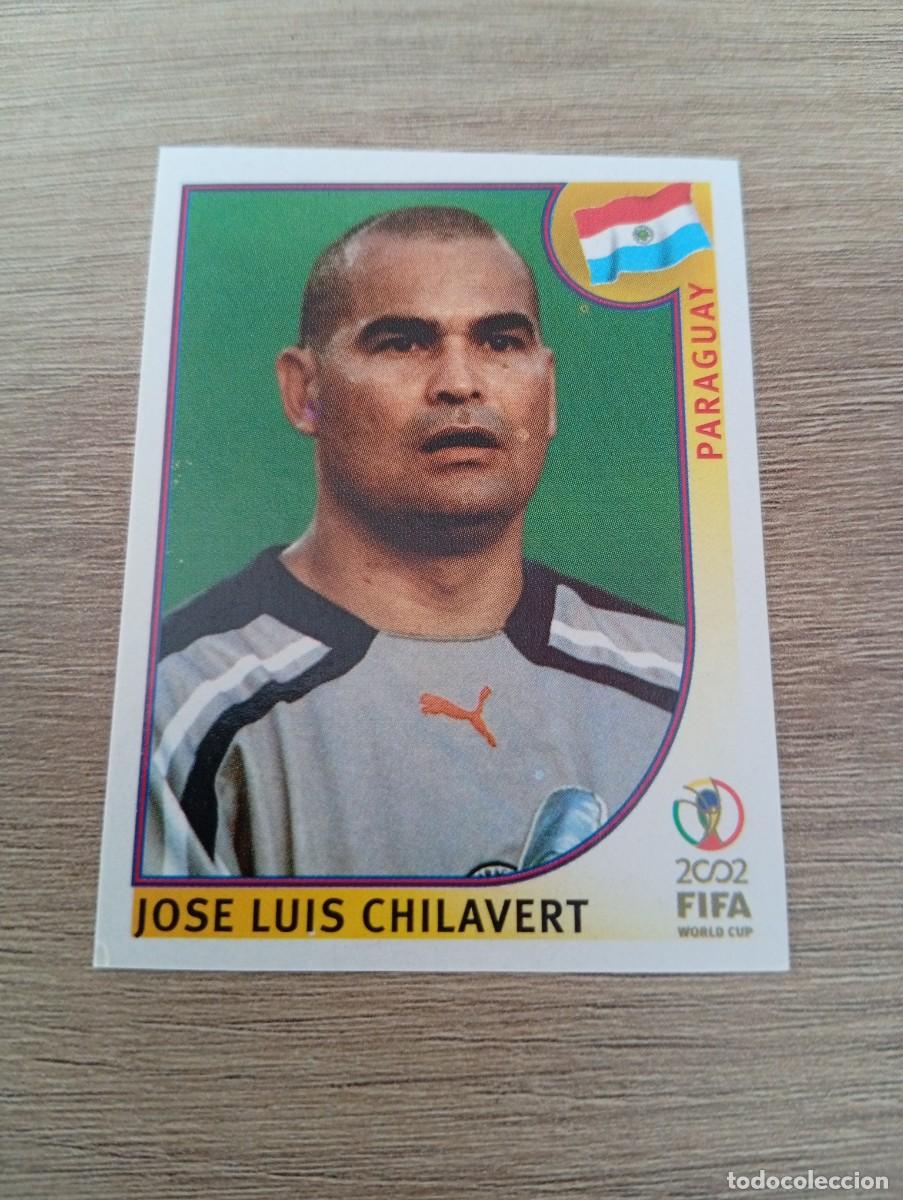 Cromos de f&uacute;tbol: JOSE LUIS CHILAVERT 135 PARAGUAY MUNDIAL KOREA JAPON 2002 02 PANINI NUNCA PEGADO