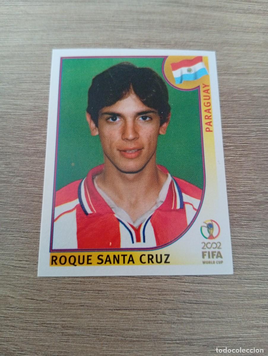 Cromos de f&uacute;tbol: ROQUE SANTA CRUZ 148 PARAGUAY MUNDIAL KOREA JAPON 2002 02 PANINI NUNCA PEGADO